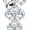 Forbidden Body Jewelry Forbidden Body Jewelry Sexy 1.5 Inch Cz Vine Surgical Steel Chandelier Top Down Drop Belly Button Ring | Body Piercing Barbells