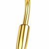 CM Crareesi Mania Cm Crareesi Mania Dagger Belly Button Rings Gold Belly Rings For Women 316L Stainless Steel Belly Button Piercing 10Mm Navel Piercing Jewelry 14G Cool Style Belly Piercing Jewelry | Body Piercing Barbells