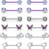 Kadogohno Kadogohno Nipple Piercing Jewelry, Nipple Rings For Women, Nipple Piercing, Nipple Rings Surgical Steel, Surgical Steel Nipple Rings, Nipple Piercings | Body Piercing Barbells