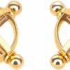 Viallct Viallct 2Pcs Non-Piercing Nipple Rings Stainless Steel Cz Nipple Shield Rings Adjustable Barbell Ring Bar Nipple Rings Body Nipple Jewelry | Body Piercing Barbells