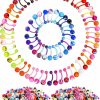 Junkin Junkin 200 Pieces Belly Button Rings Piercing Multipack Belly Ring Button Banana Barbells Colorful Body Navel Rings Navel Barbell Acrylic Balls Steel Belly Rings Body Piercing Jewelry | Body Piercing Barbells