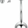 FUNLMO Funlmo 14G Belly Button Ring 14Mm Long Bar Belly Navel Ring Titanium Belly Button Jewelry Internally Threaded Navel Jewelry Belly Navel Piercing Jewelry For Women | Body Piercing Barbells