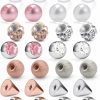 SCERRING Scerring 14G Ball For Piercing Replacement Balls Spikes Externally Threaded Nipple Industrial Tongue Belly Piercing Rings Body Jewelry Piercing Barbell Parts 5Mm 28Pcs | Body Piercing Barbells