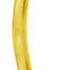 Ritastephens Ritastephens 14K Solid Gold Cone Eyebrow Ring Body Jewelry (Yellow Or White) | Body Piercing Barbells