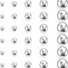 Boernfnso Boernfnso 14G 3Mm 4Mm 5Mm 6Mm 8Mm Externally Threaded 316L Surgical Steel Replacement Balls Barbell Tongue Nipple Belly Button Ring Earring Horseshoe Septum Eyebrow Piercing Balls For Women Men 50Pcs | Body Piercing Barbells