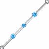 VOJO Vojo 16G G23 Titanium Industrial Piercing Jewelry,Internal Thread Cz Cartilage Barbell Earring For Women Men | Body Piercing Barbells