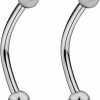 SCERRING Scerring 2-8Pcs 16G G23 Titanium Curved Eyebrow Barbell Tragus Helix Ear Belly Lip Nipple Tongue Ring Body Piercing Jewelry 6-16Mm | Body Piercing Barbells