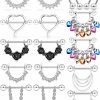 Hoeudjo Hoeudjo 16G 14G Nipple Rings Nipplering For Women 14Mm Surgical Steel Dangle Nipple Rings Heart Circle Nipple Hoop Piercing Jewelry | Body Piercing Barbells