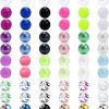 SCERRING Scerring 14G Ball For Piercing Replacement Balls Externally Threaded Nipple Industrial Tongue Belly Piercing Rings Body Jewelry Piercing Barbell Parts 5Mm 72Pcs | Body Piercing Barbells