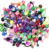 CrazyPiercing Crazypiercing Assorted Lot Of 100Pcs Banana Piercing 14G Belly Button Rings Piercing Jewelry | Body Piercing Barbells