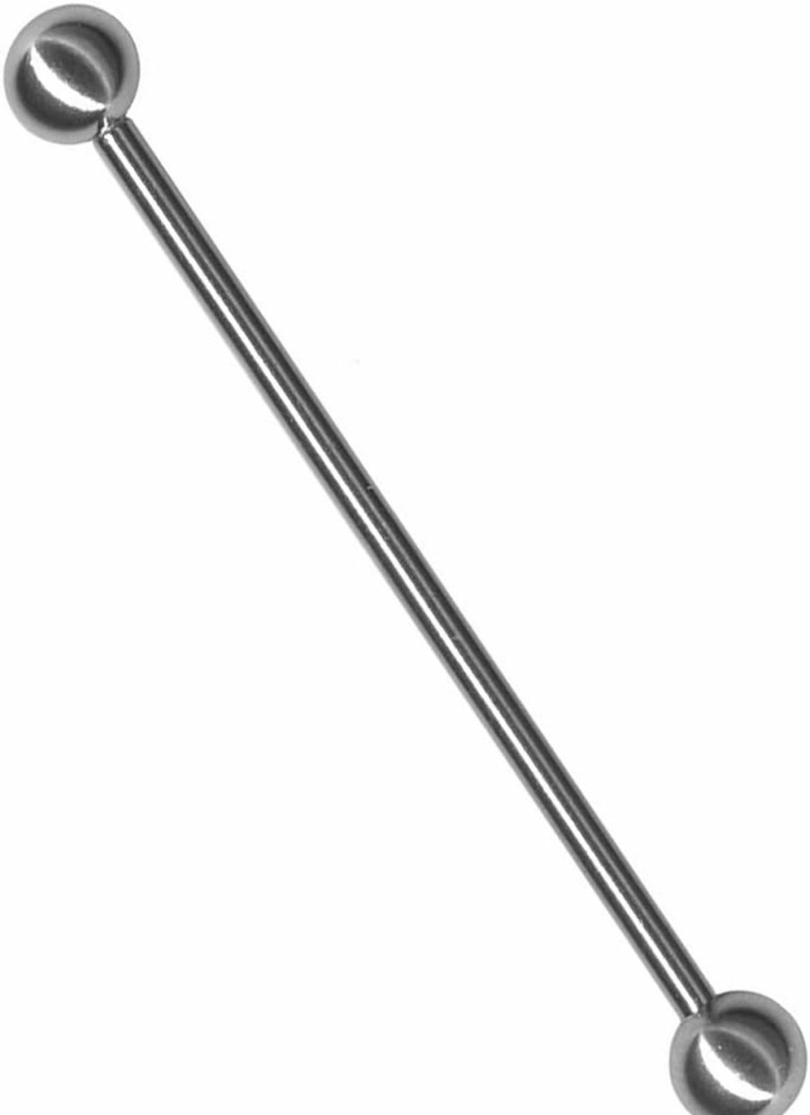 FIFTH CUE Fifth Cue 316L Surgical Implant Grade Basic Steel Industrial Barbell | Body Piercing Barbells