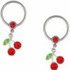 Body Accentz Body Accentz Nipple Ring Sweet Cherries Captive Bead Body Jewelry Pair 14 Gauge ... | Body Piercing Barbells