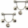 Salwosai 14G Stainless Steel Nipple Rings Solid Little Bells Straight Barbell Bars Tongue Ring 14Mm(9/16 Inch) Body Piercing Jewelry | Body Piercing Barbells