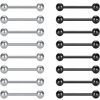 VCMART Vcmart 12Mm-18Mm 14G Tongue Rings Nipple Straight Barbells Surgical Steel Body Piercing Jewelry | Body Piercing Barbells