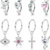 FUNRUN JEWELRY Funrun Jewelry Belly Button Ring Surgical Steel 14G Clicker Belly Rings For Women Dangle Belly Button Piercing Simple Reverse Navel Barbell Rings Body Piercing Jewelry | Body Piercing Barbells