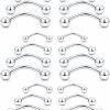 Vsnnsns Vsnnsns 12G 14G 16G 20G Daith Rook Earring Piercing Surgical Stainless Steel Curved Barbell Eyebrow Rings Cartilage Tragus Forward Helix Piercing Jewelry For Women Men 6Mm 8Mm 10Mm 12Mm 14Mm | Body Piercing Barbells