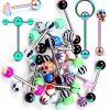 Leiainely Leiainely Tongue Rings Tongue Piercing Jewelry Tongue Rings For Women Tongue Ring Tongue Piercing Tounge Rings Tongue Rings Surgical Steel Tounge Ring Tongue Jewelry Tongue Rings For Men | Body Piercing Barbells