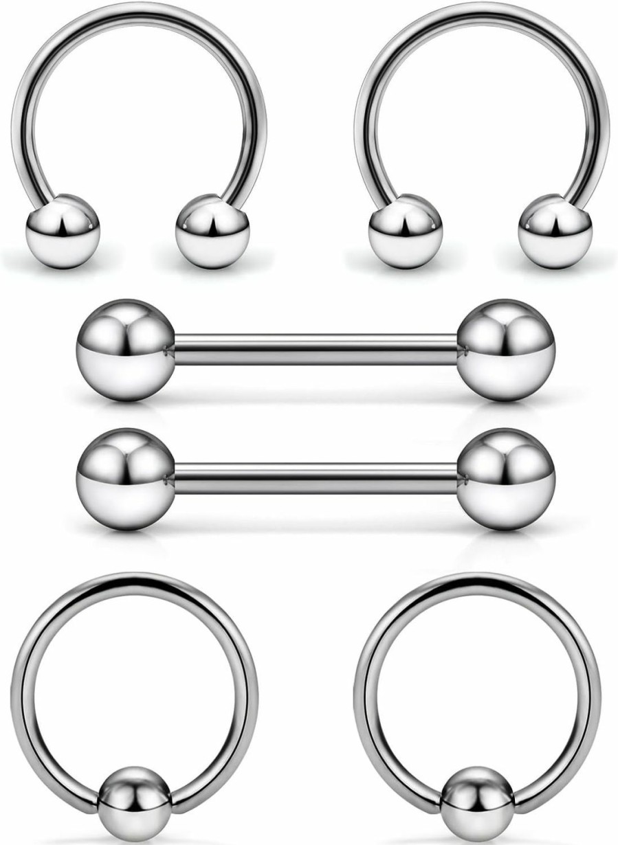 Kadogohno Kadogohno Titanium Nipple Piercing Jewelry, Titanium Nipple Rings For Women, Nipple Piercing, Nipple Rings Surgical Steel, Surgical Steel Nipple Rings, Nipple Piercings | Body Piercing Barbells