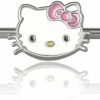 Hello Kitty Hello Kitty Industrial Piercing Jewelry 14G Stainless Steel Kawaii Barbell Cartilage Earring, Sanrio Official License | Body Piercing Barbells