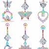 Goerhsjie Goerhsjie Belly Button Ring Dangle Belly Button Rings Belly Rings Belly Button Rings Belly Ring Belly Button Ring Surgical Steel Belly Piercing Belly Rings For Women Belly Button Piercing | Body Piercing Barbells